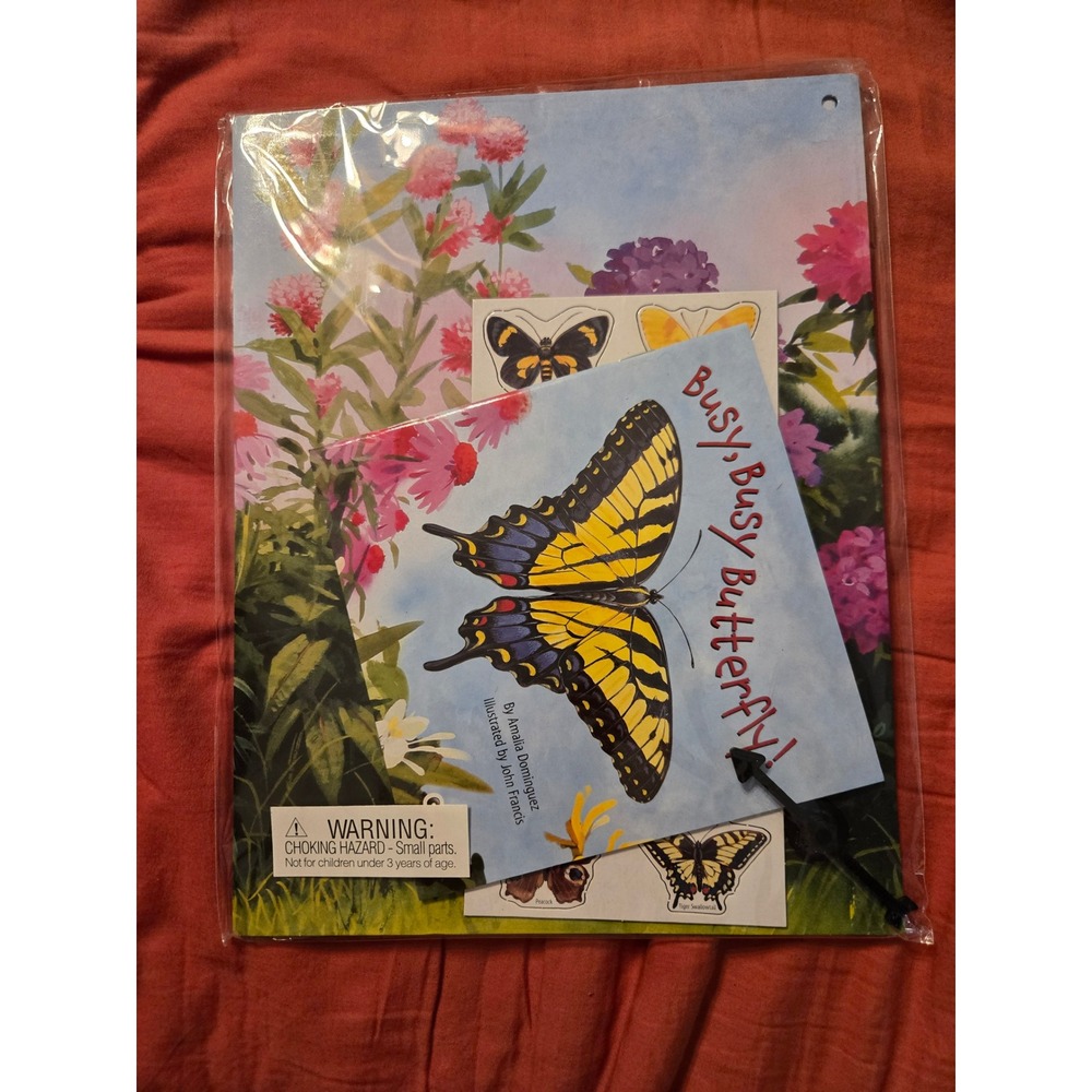 Magnix Little Learners Busy Busy Butterfly Life Cycle Magnetic Activity Book Set